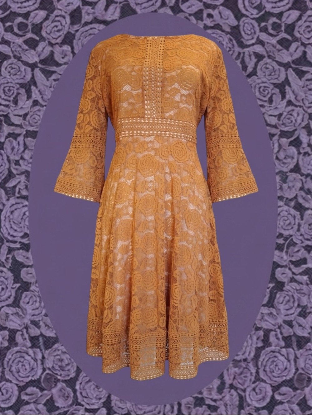 Twink Lady NWT Retro Boho Cottagecore Whimsigoth 70s Style Vintage Style Dress L